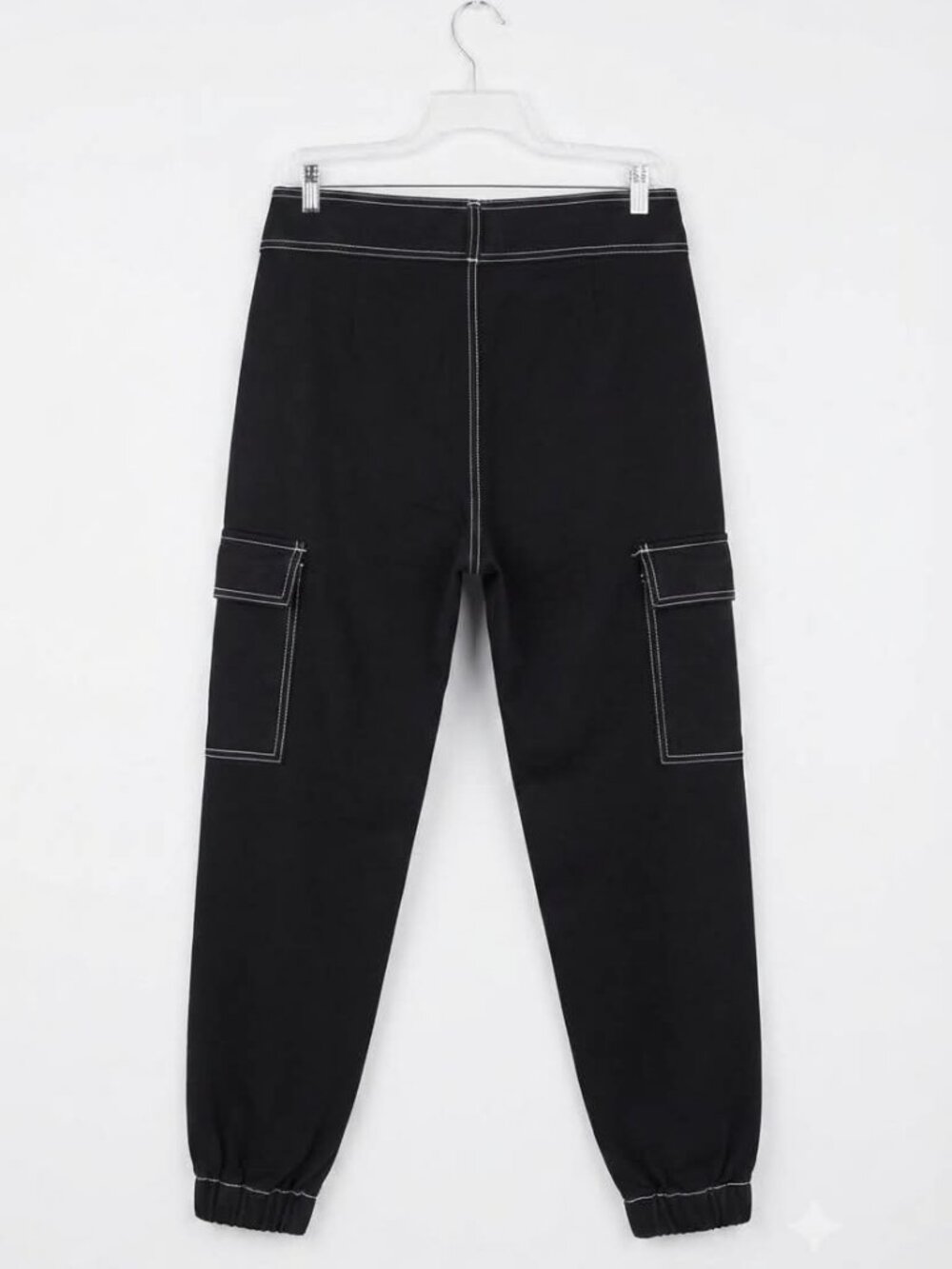 Street-Ready Contrast Cargo Joggers - Picture 3 of 7